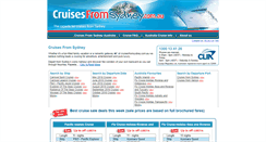 Desktop Screenshot of cruisesfromsydney.com.au